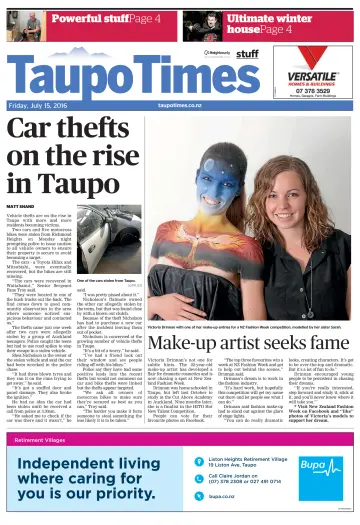 Taupo Times - 15 Jul 2016