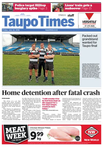 Taupo Times - 22 Jul 2016