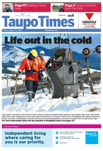 Taupo Times - 12 Aug 2016