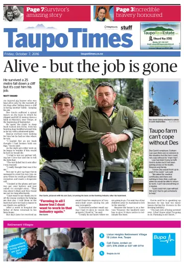 Taupo Times - 7 Oct 2016