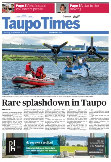 Taupo Times - 1 Nov 2016