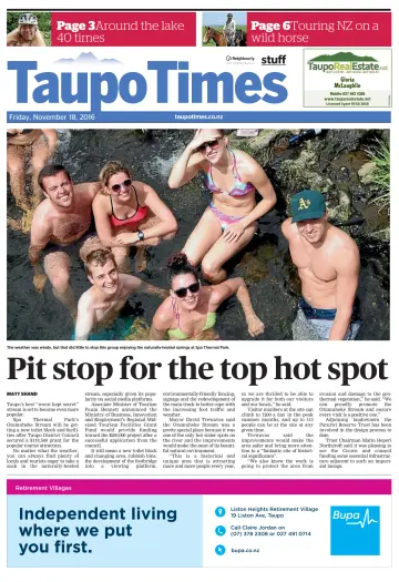 Taupo Times - 18 Nov 2016