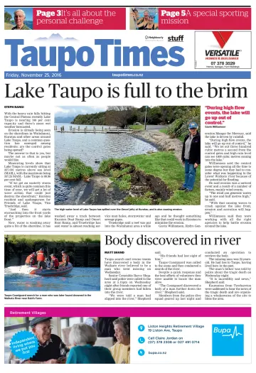 Taupo Times - 25 Nov 2016