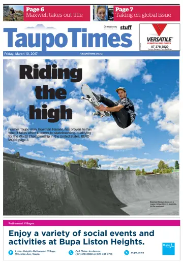 Taupo Times - 10 Mar 2017