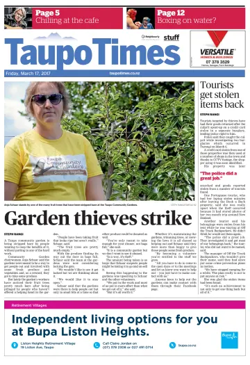 Taupo Times - 17 Mar 2017