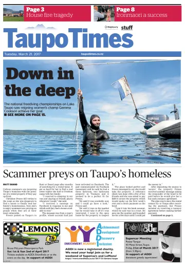 Taupo Times - 21 Mar 2017