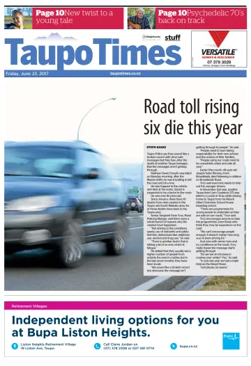 Taupo Times - 23 Jun 2017
