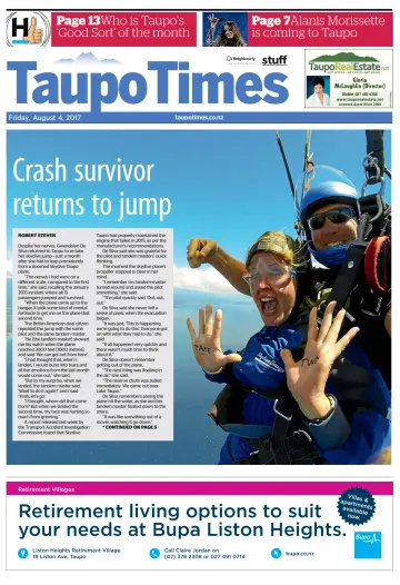 Taupo Times - 4 Aug 2017