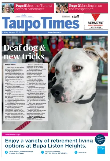 Taupo Times - 25 Aug 2017