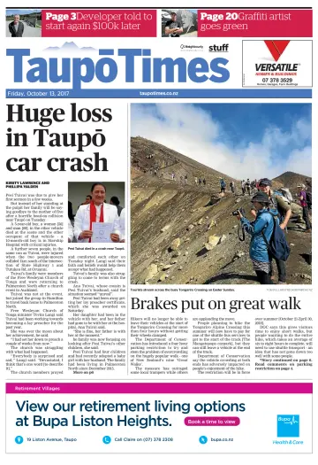 Taupo Times - 13 Oct 2017