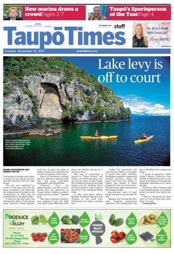 Taupo Times - 14 Nov 2017