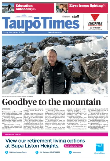 Taupo Times - 8 Dec 2017