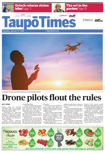 Taupo Times - 9 Jan 2018