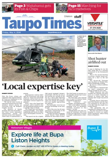 Taupo Times - 4 May 2018