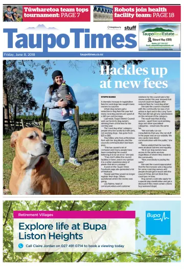 Taupo Times - 8 Jun 2018