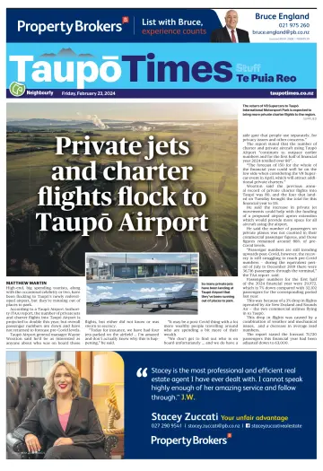 Taupo Times - 23 Feabh 2024