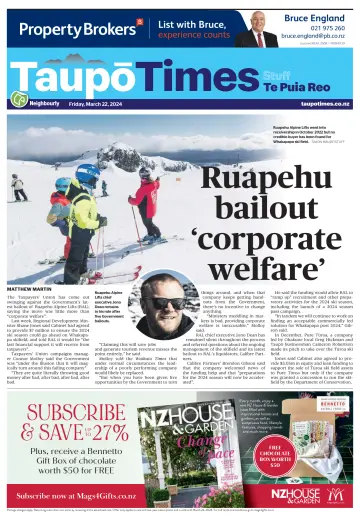 Taupo Times - 22 março 2024