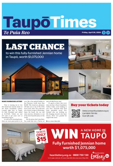 Taupo Times - 26 Ebri 2024