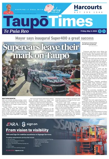 Taupo Times - 3 Bealtaine 2024