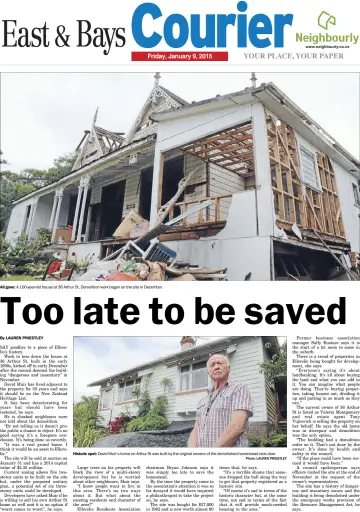 Eastern Bays Courier - 9 Jan 2015