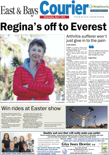 Eastern Bays Courier - 1 Apr 2015
