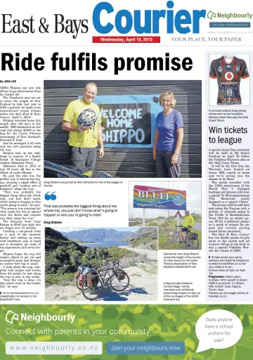 Eastern Bays Courier - 15 Apr 2015