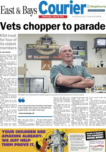 Eastern Bays Courier - 29 Apr 2015