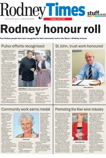 Rodney Times - 3 Jun 2014