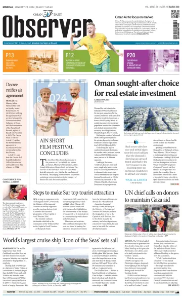 Oman Daily Observer - 29 Jan 2024