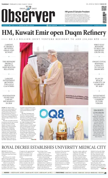 Oman Daily Observer - 8 Feb 2024