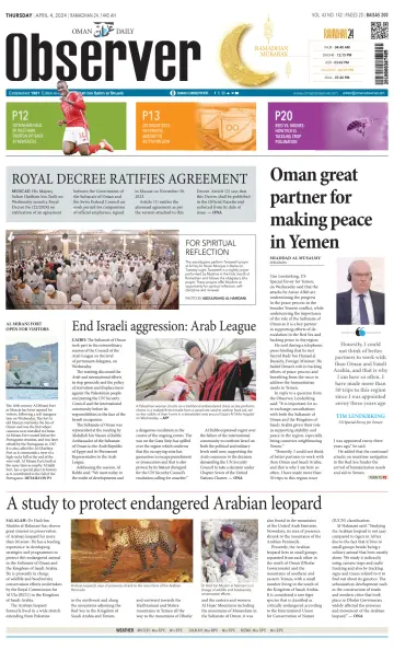 Oman Daily Observer - 04 avr. 2024