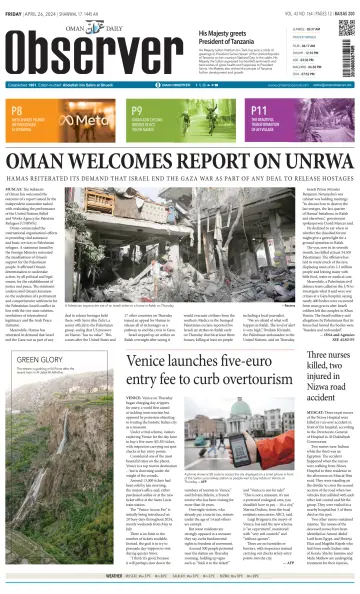 Oman Daily Observer - 26 Ebri 2024
