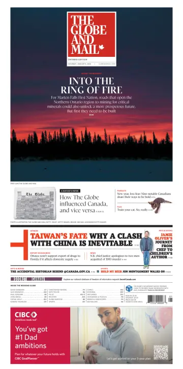 The Globe and Mail (Ontario Edition) - 6 Jan 2024
