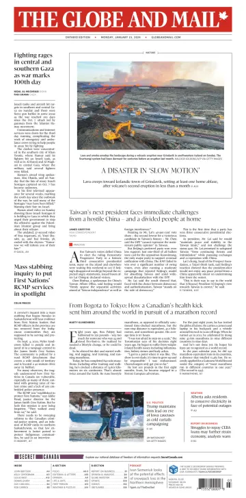 The Globe and Mail (Ontario Edition) - 15 Jan 2024