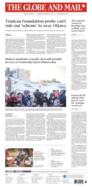 The Globe and Mail (Ontario Edition) - 8 Feb 2024