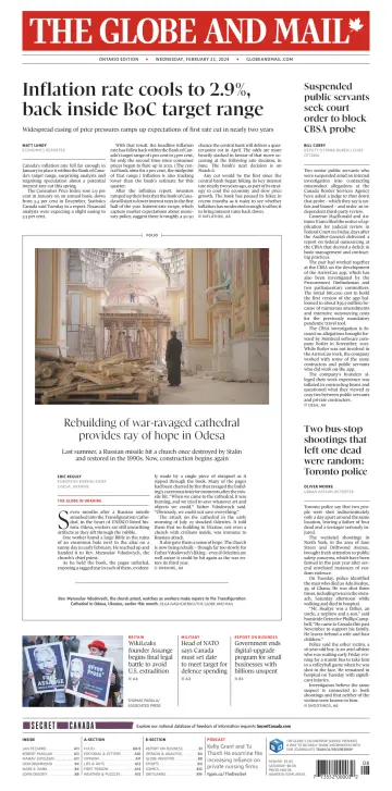 The Globe and Mail (Ontario Edition) - 21 Feb 2024