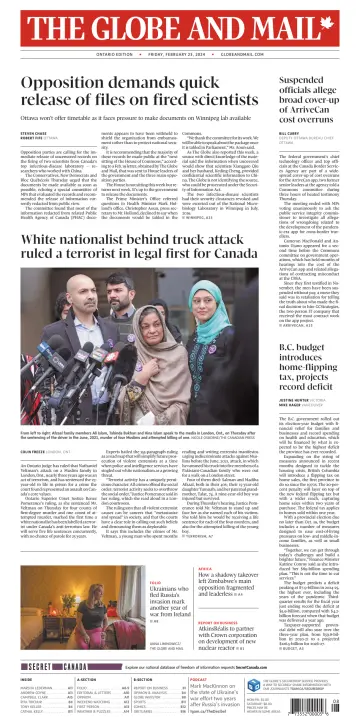 The Globe and Mail (Ontario Edition) - 23 Feb 2024