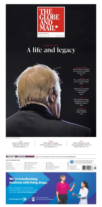 The Globe and Mail (Ontario Edition) - 2 Mar 2024