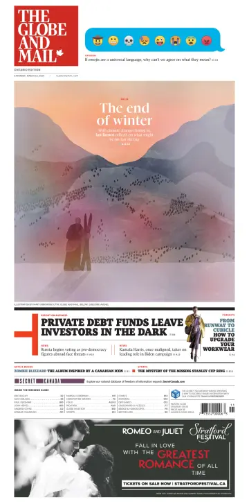 The Globe and Mail (Ontario Edition) - 16 Mar 2024