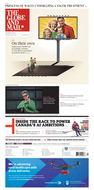 The Globe and Mail (Ontario Edition) - 23 Mar 2024