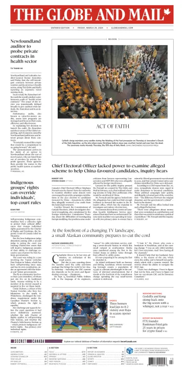 The Globe and Mail (Ontario Edition) - 29 Mar 2024