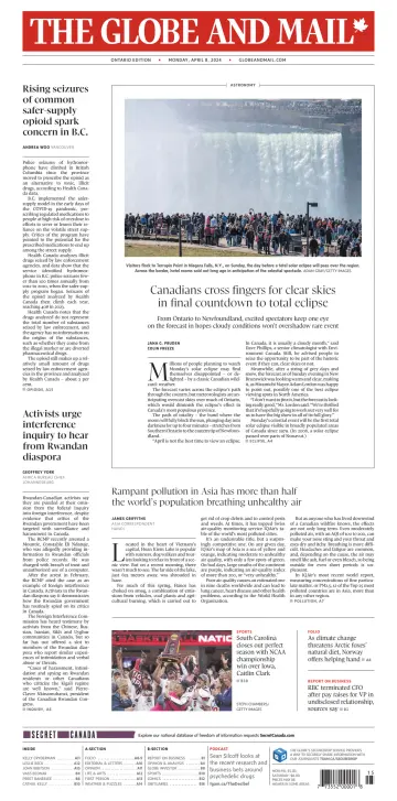 The Globe and Mail (Ontario Edition) - 8 Ebri bbbb