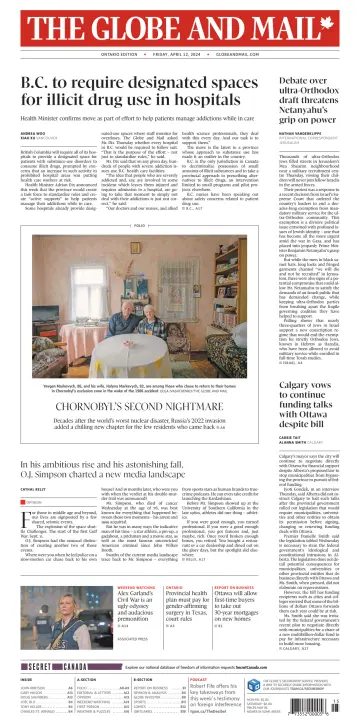 The Globe and Mail (Ontario Edition) - 12 Apr. 2024