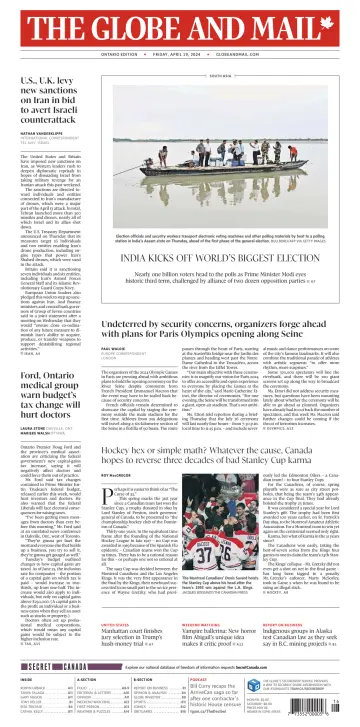 The Globe and Mail (Ontario Edition) - 19 Apr 2024