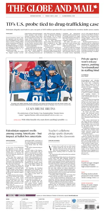 The Globe and Mail (Ontario Edition) - 03 5월 2024