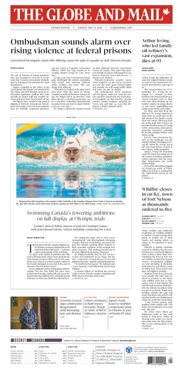The Globe and Mail (Ontario Edition) - 14 mayo 2024