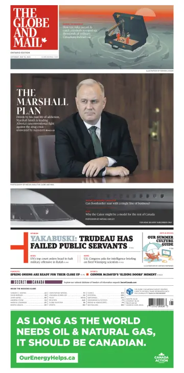 The Globe and Mail (Ontario Edition) - 25 May 2024