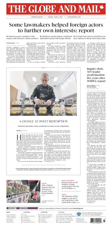 The Globe and Mail (Ontario Edition) - 04 junho 2024