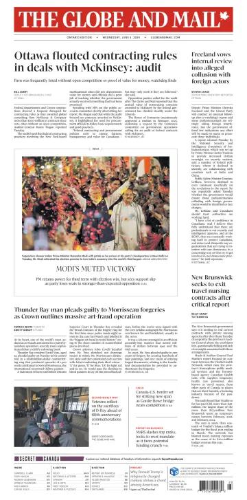The Globe and Mail (Ontario Edition) - 05 Juni 2024
