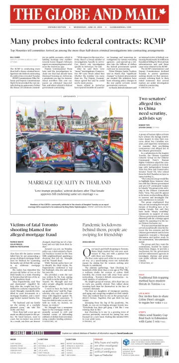 The Globe and Mail (Ontario Edition) - 19 Juni 2024